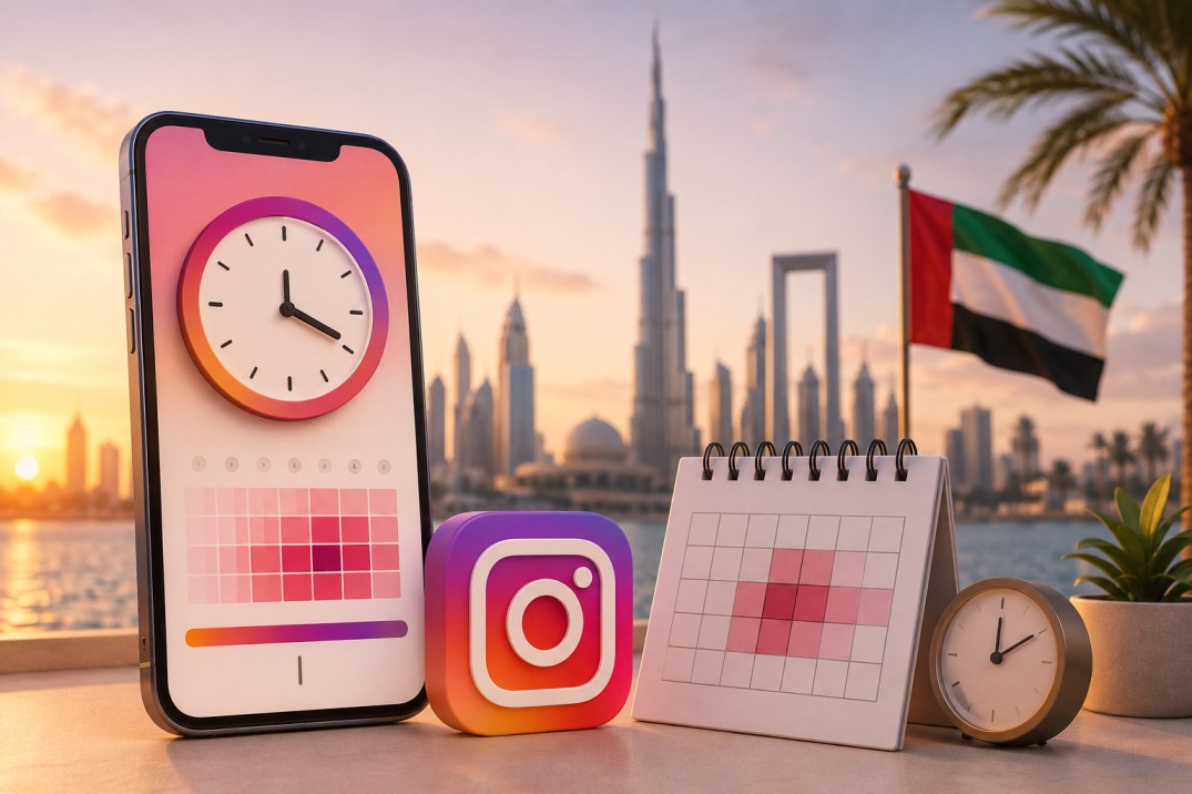 Best Time to Post on Instagram in UAE